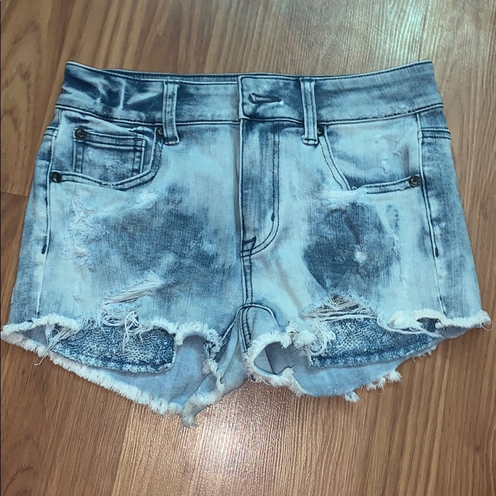 AE high-rise shortie super stretch shorts